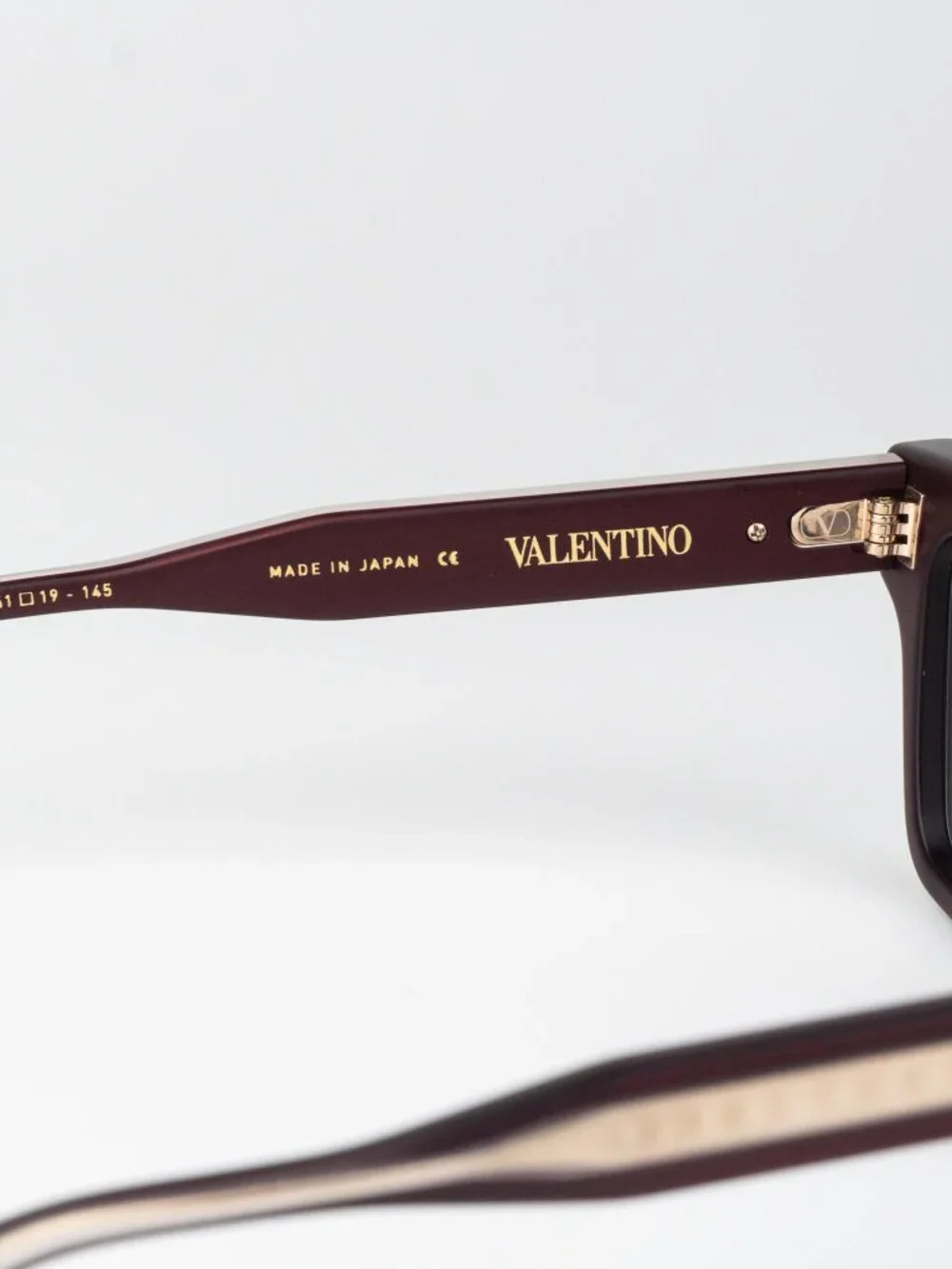 Valentino Women Eyeglasses Matte Burgundy Square V-ESSENTIAL I VLX-121 C